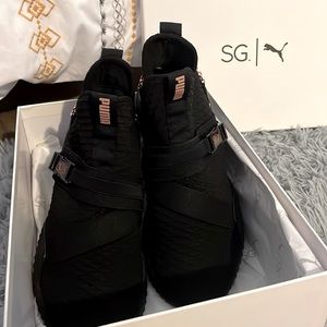 Puma Black with Rose Gold details